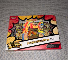 Pokemon Ascended Heroes Mega Emboar ex box
