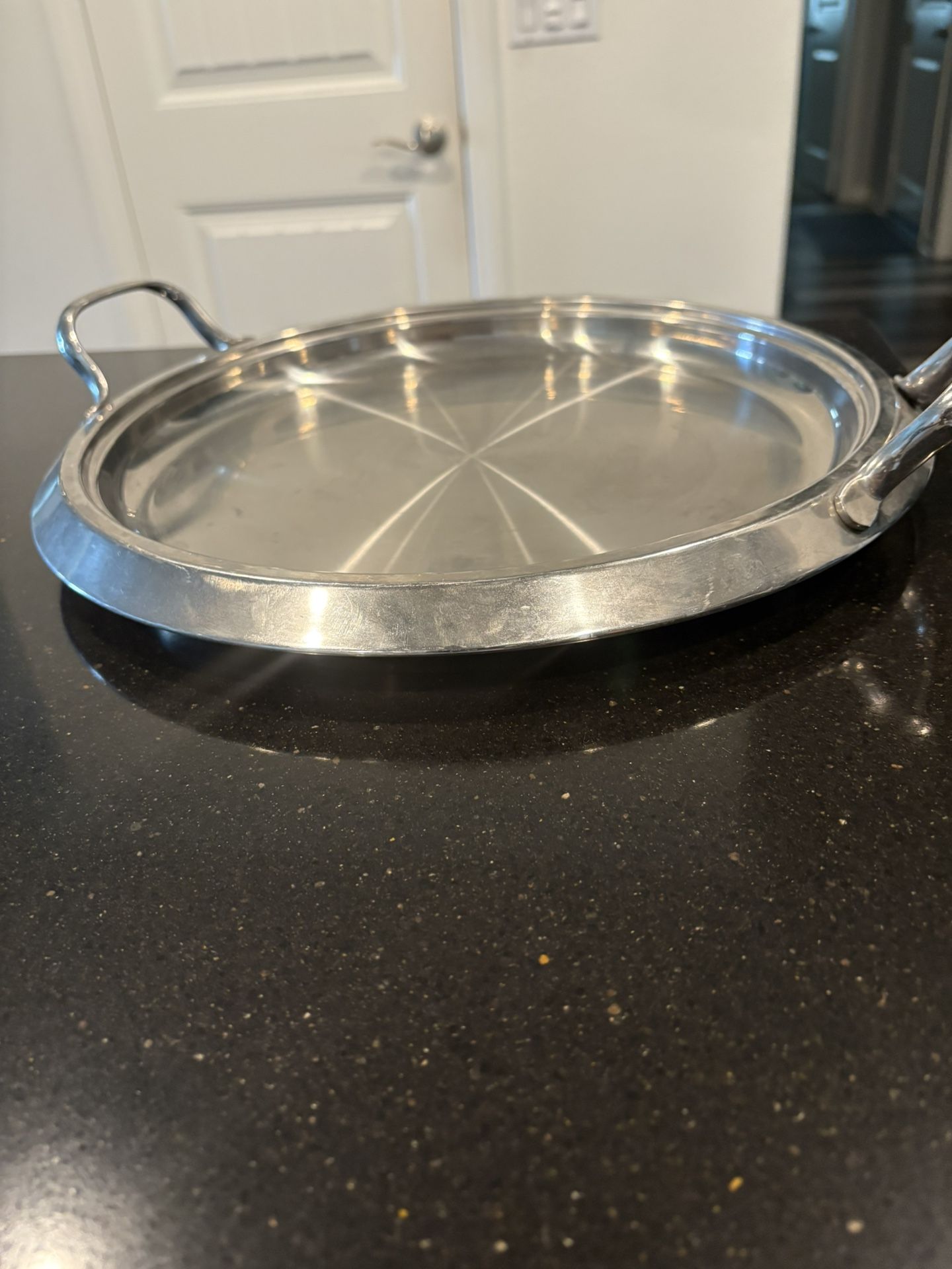 Stainless Steel Serving Platter & Chafing Dish & Ice Bucket