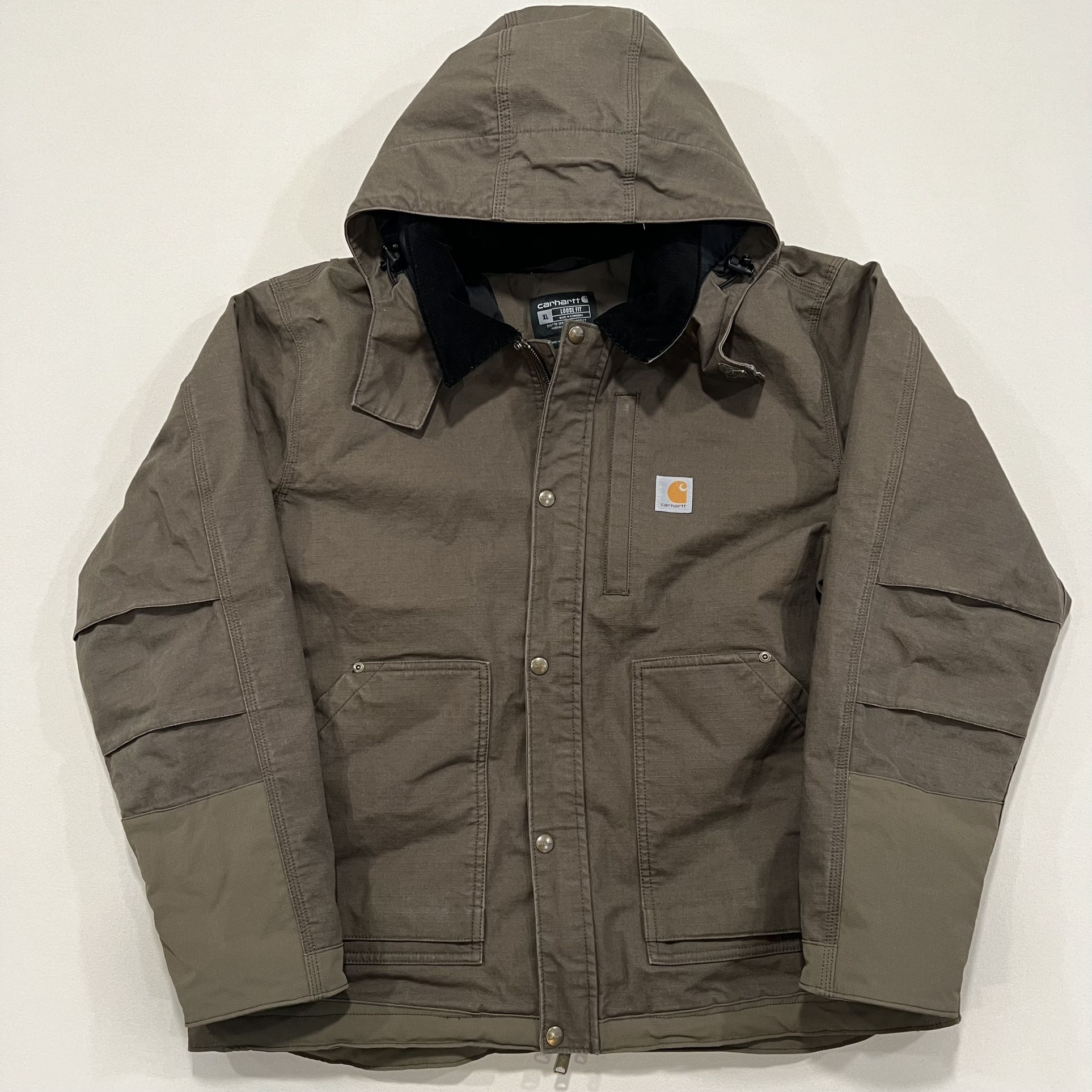 Carhartt Full Swing Loose Fit Insulated Jacket OJ3372-M Men's XL Brown