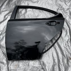 2006 -2013 LEXUS IS IS250 IS350 IS F REAR LEFT DRIVER SIDE DOOR SHELL OEM COMPLETE DOOR