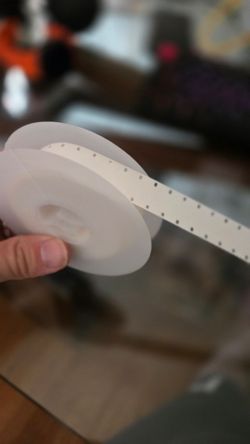16mm leader roll and spool