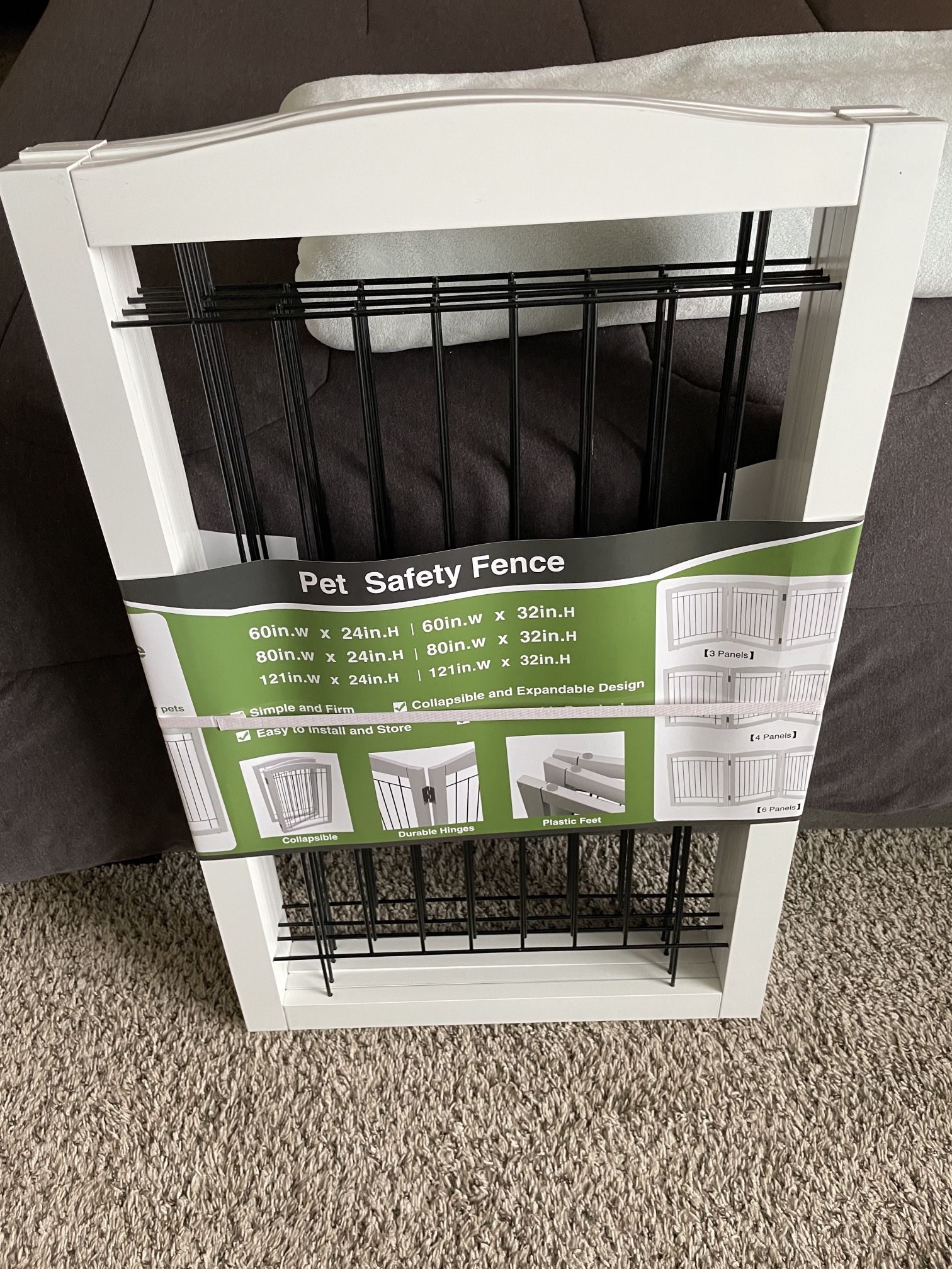 Collapsible Pet Safety fence- Brand new