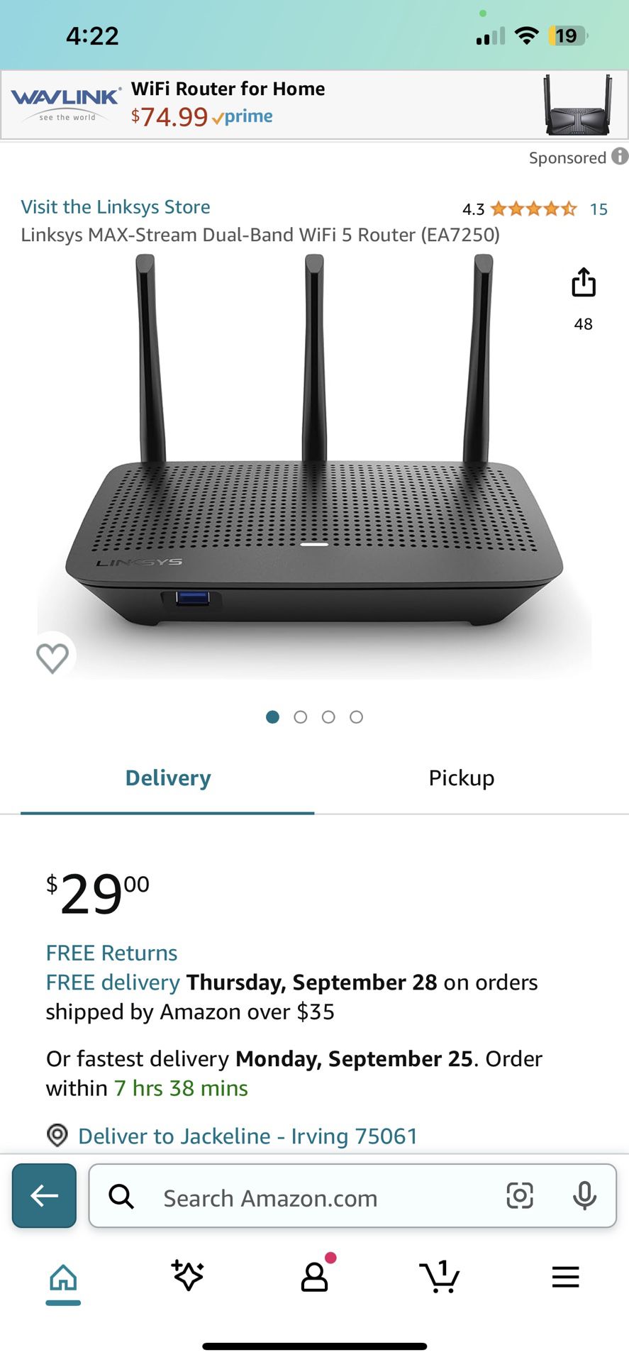 New Wifi Router
