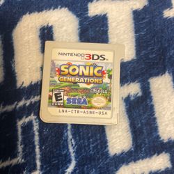 Sonic Generations 3DS Cartridge