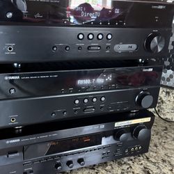 Yamaha sound system TV surround sound, AM/FM stereo 10 HDMI slots