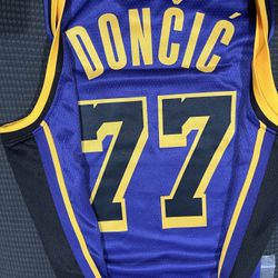 Luka Purple, White, Yellow Lakers Jersey. Not LeBron