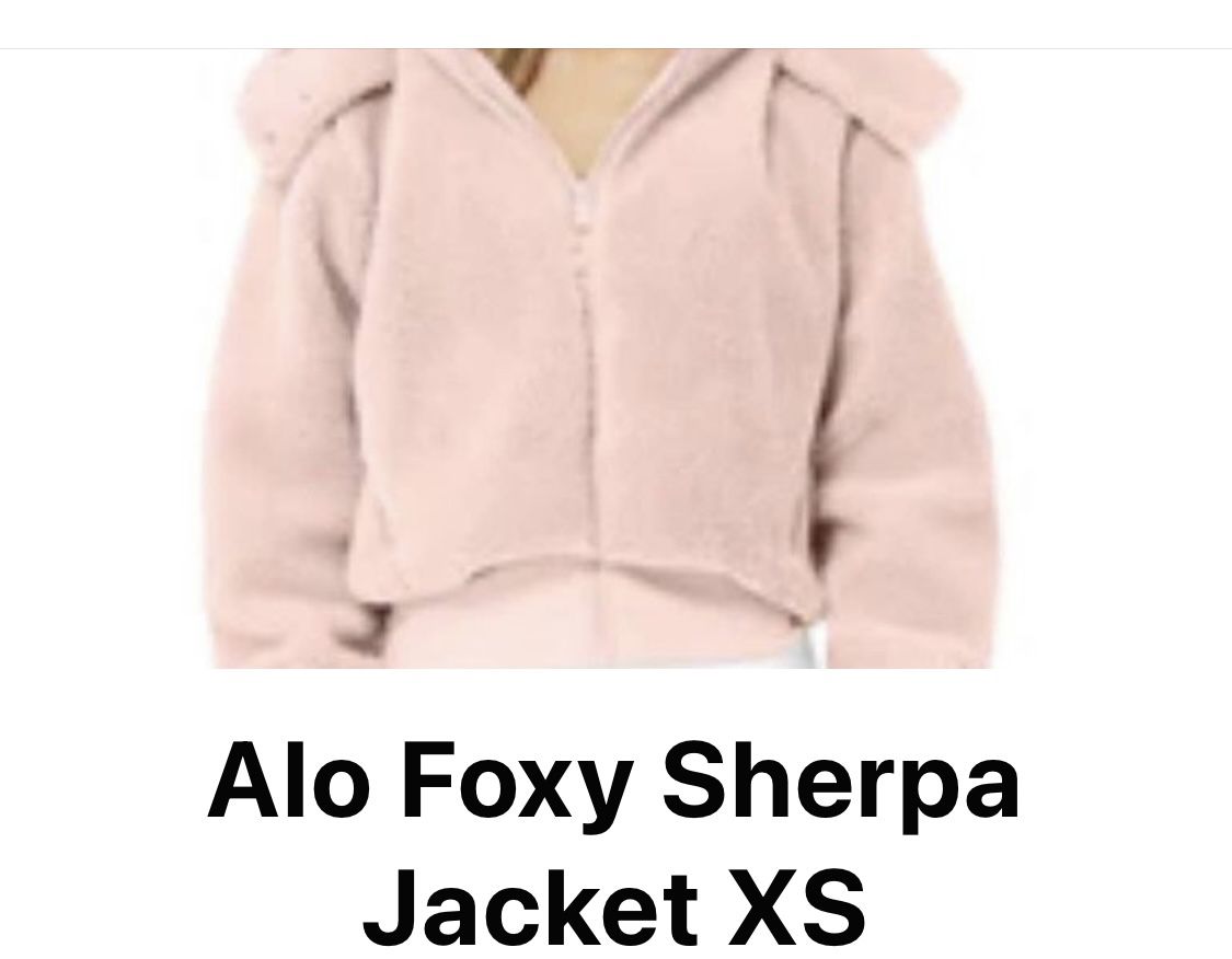 ALO Foxy Sherpa Jacket XS