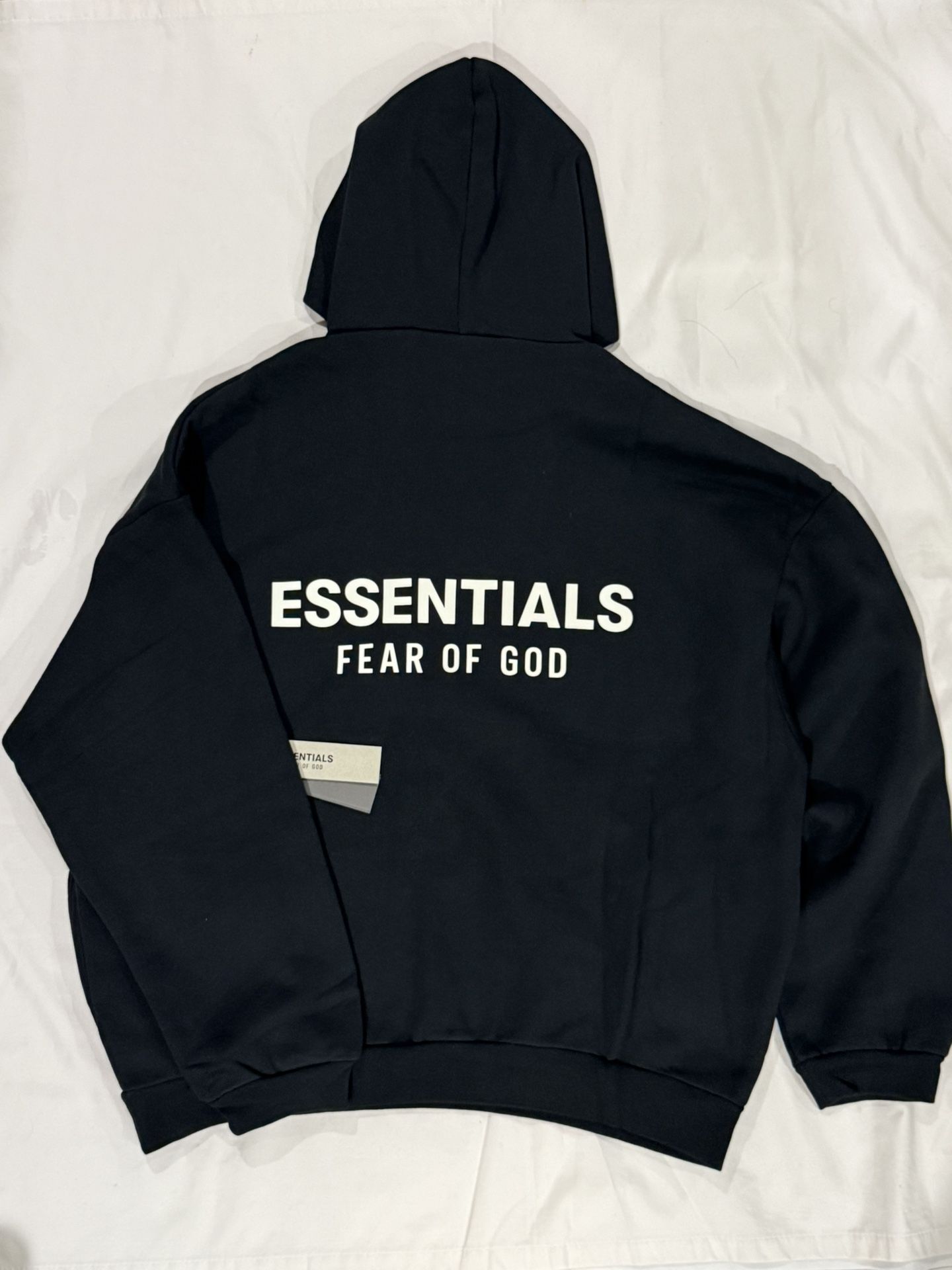 Essentials Fear Of God Hoodie β Black & Heather Gray (2024)