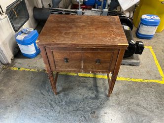 Vintage Kenmore Sewing Machine w/ Fold-Out Wood Cabinet – Motor Works – $75 OBO