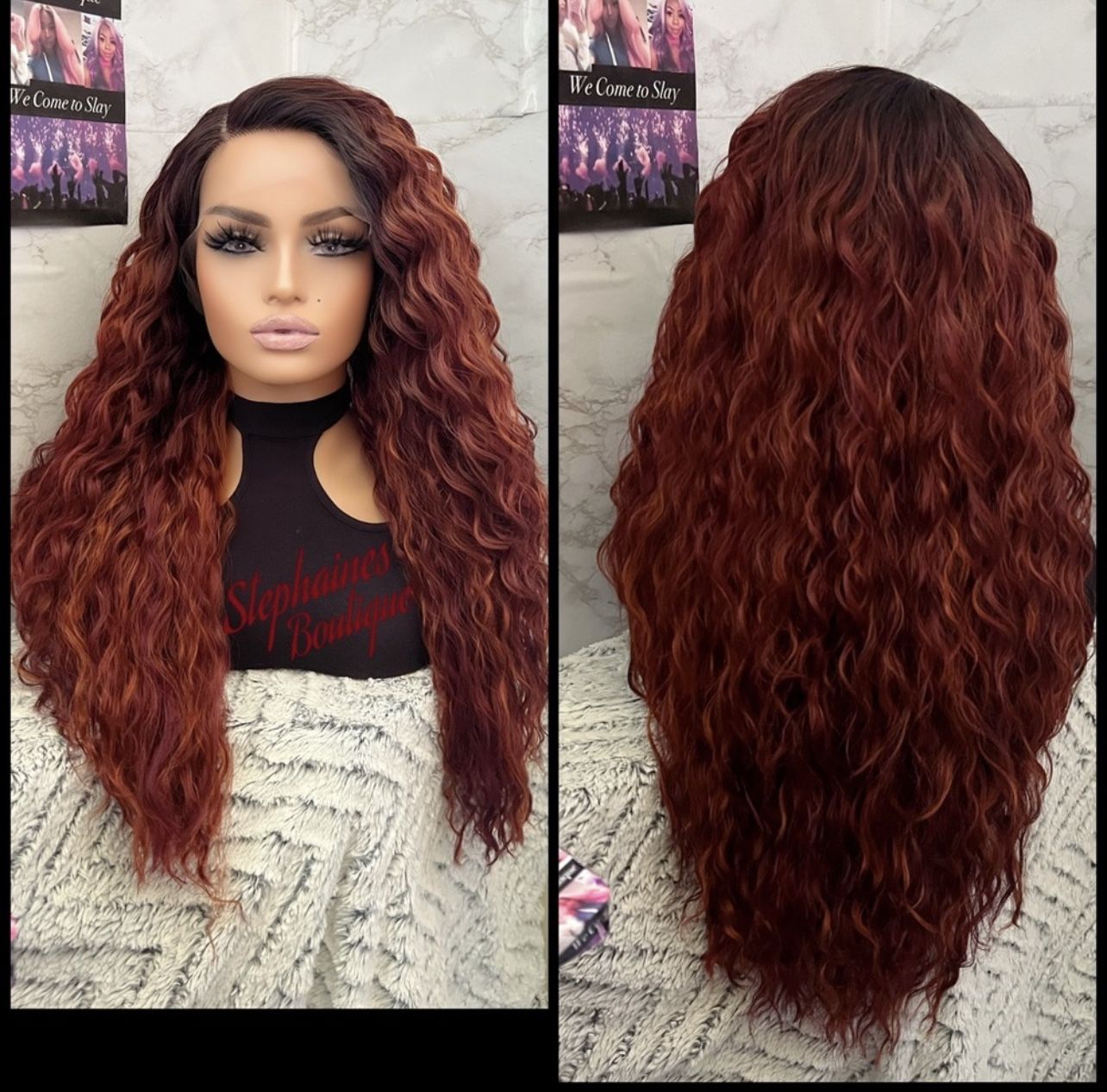 Human Hair Blended Lace Front Wig