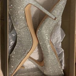 Steve Madden Size 10 Daisy Rhinestone Heels