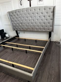 King size bed frame (not Cali king)