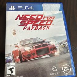 Need for Speed Payback (Sony PlayStation 4, 2017) PS4 Complete 