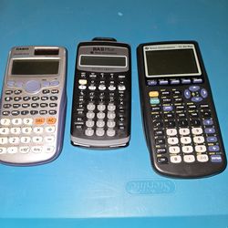 Calculator Bundle (Ti-83 Plus, BA II Plus, Casio Fx-115es Plus)