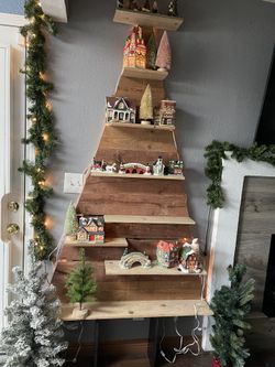 Christmas tree out of wood