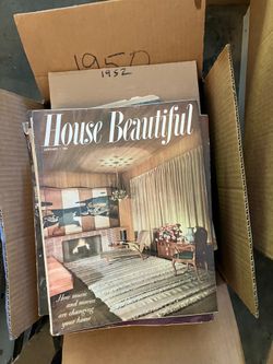 1940’s, 1950’s ,1960 House &Garden, House Beautiful, Sunset Mags