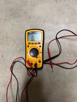 Digital Multimeter with Test Leads