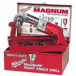 Milwaukee Heavy Duty Magnum Right Angle Drill Kit - 3300
