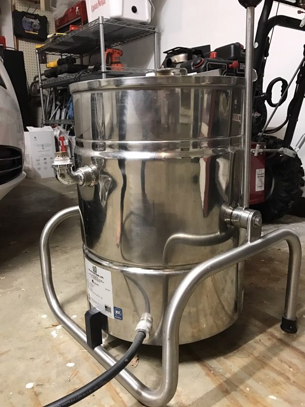 Groen TDB 8 20 CFC Water Jacketed Fudge Kettle 20 Quart 240 V W Agitator 2012