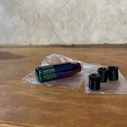 Cheap metal titanium shift knob brand new