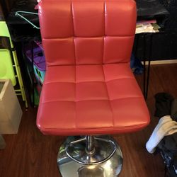 Bar Stool One Only , Red