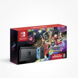 Nintendo Switch Console w/ Mario Kart 8 Deluxe (Renewed)