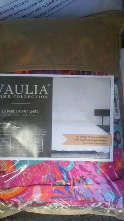Vaulia home collection Duvet Cover Set 3 pc Queen size