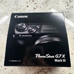 Canon G7x Mark iii