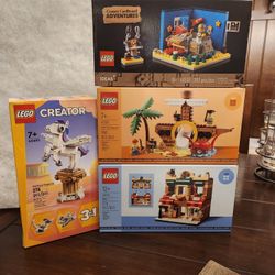 4 Lego Promo sets not sold in stores sold together all brand new factory sealed read description for details 