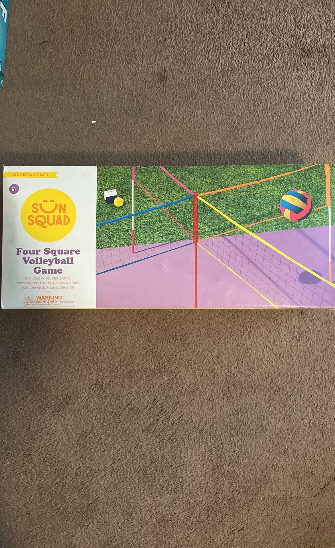 Four Square volleyball Game UNOPENED