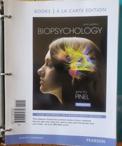College Book - Biopsychology 9th Edition