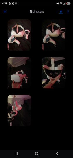 Oculus quest 2 with both controls