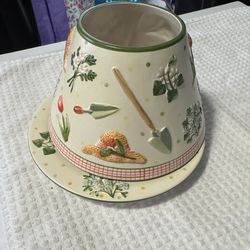 Yankee Candle Holder And Plate Set