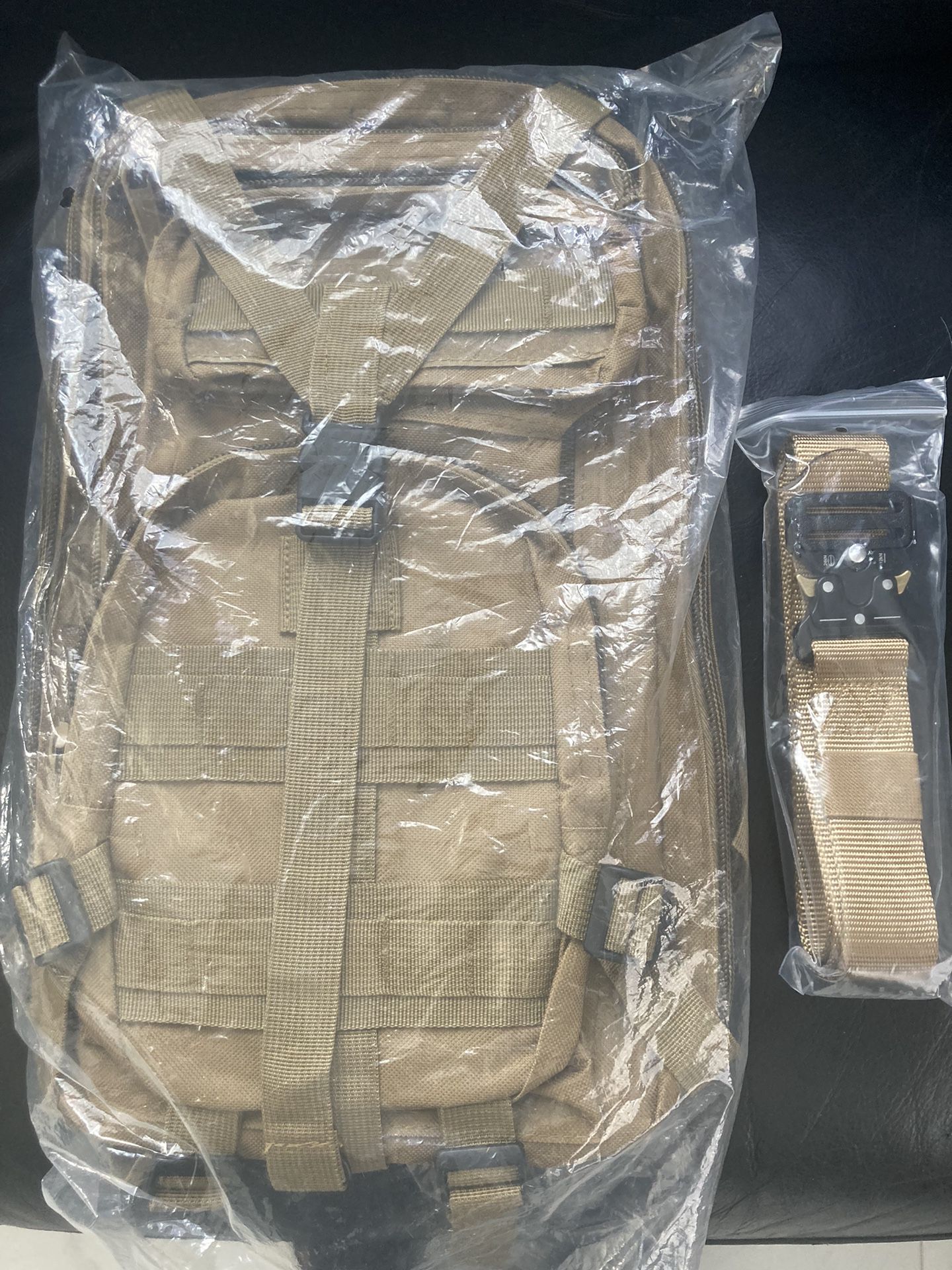 Backpack And Belt Tactical Combo 