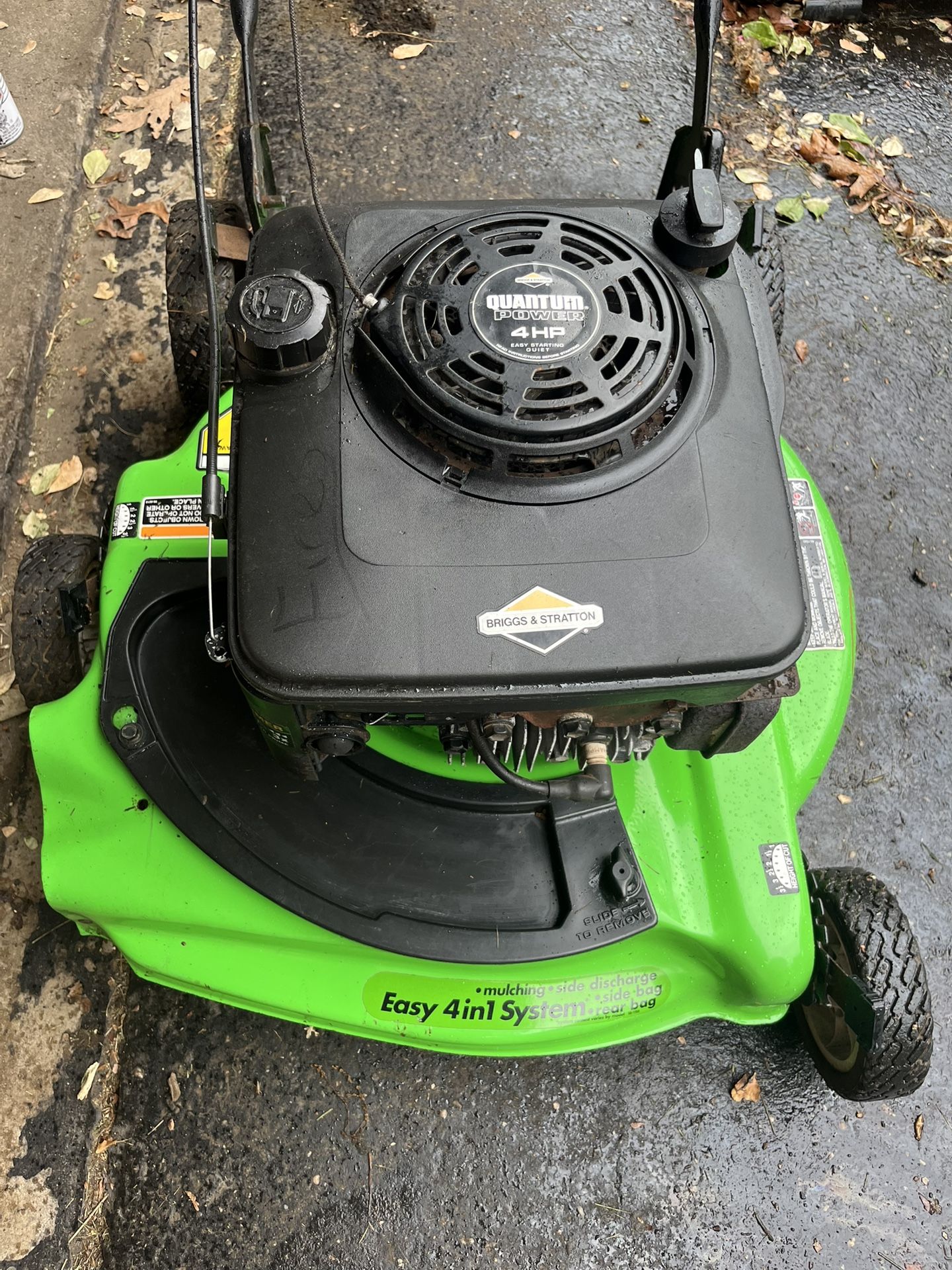 Shiny Lawn Boy Gas Powered Lawn Mower