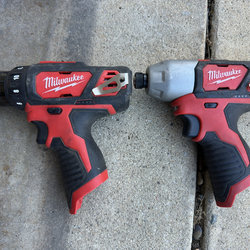 Milwaukee M12 Driver and Impact