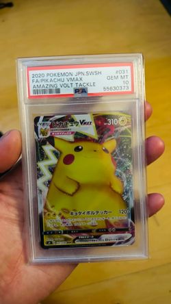 PSA 10 Pokemon Pikachu VMAX 044 mint card
