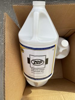 Case Of 4 Gallons Of Zep Gel Hand Sanitizer