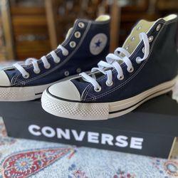 Brand New Navy Converse Shoes Size 10.5 