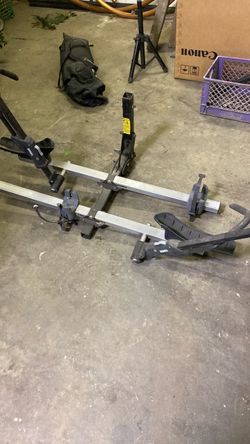 Bike hitch rack