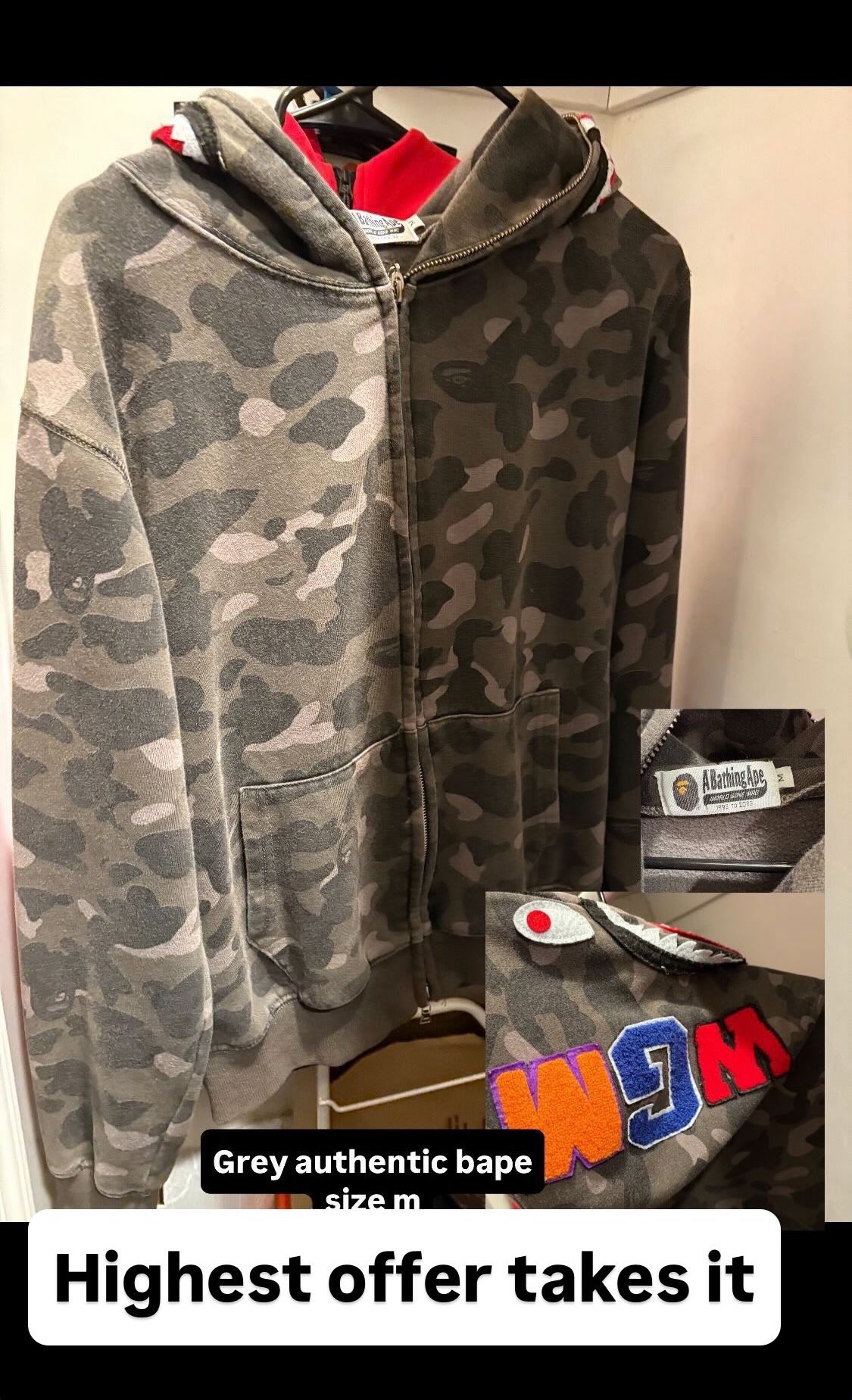 Bape Size M