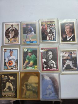 Assorted Top Loader Sports Cards