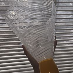Hand-Crafted Glass Shuttlecock Decor