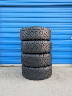 285/60/18 SET OF TIRES USED