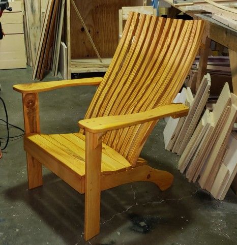 Ergonomic Adirondack Chair