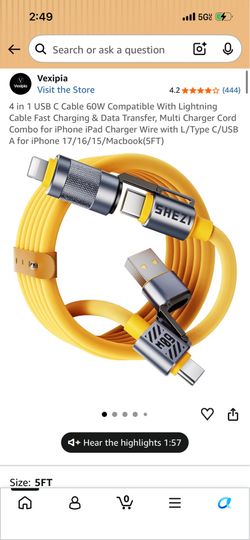 Charging cable
