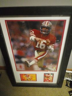 Joe montana signed 16x20