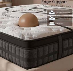 12 Inch Full Mattress Hybrid with Memory Foam