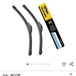 Windshield Wipers 26 and 18 Inch Replacement