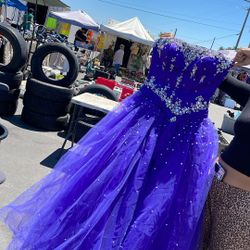 Purple Sparkly Prom Dress